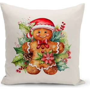 Bertille Home Yılbaşı Serisi Çift Tarafı Dijital Baskılı Kırlent Kılıfı (Christmas Noel Cushion Cover)