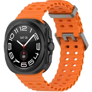 Samsung Galaxy Watch Ultra 47MM KRD-118 Tırtıklı Delikli Fenomen Silikon Kordon