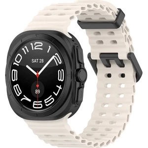 Samsung Galaxy Watch Ultra 47MM KRD-118 Tırtıklı Delikli Fenomen Silikon Kordon