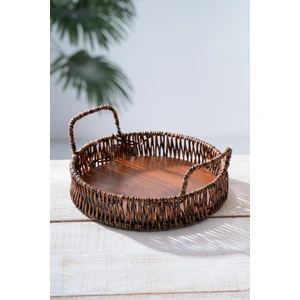 Wicker Hasır Ekmek Sepeti - 23 cm