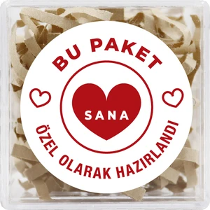 Repro Design Bu Paket Sana Özel Olarak Hazırlandı Baskılı 4 cm Yuvarlak Etiket No:18