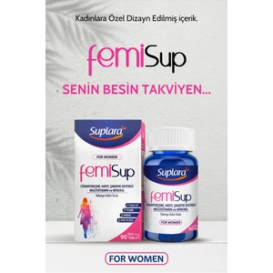 Femisup For Women Civanperçemi, Hayıt, Şakayık Ekstresi, Multivitamin Mineral Gıda Takviyesi