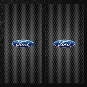Modifiye Fabrikası Araç Kapı Direği Kaplama Folyosu Uv Baskılı 2'li SET-50X24 - Ford