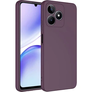 Techno Guru Realme Note 50 Kılıf Kadife Dolgulu Şık Candy Lansman Silikon Kapak