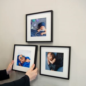 Photo Yapışkanlı Sök Tak Paspartulu Klasik Kare Çerçeveler - 3'lü Paket