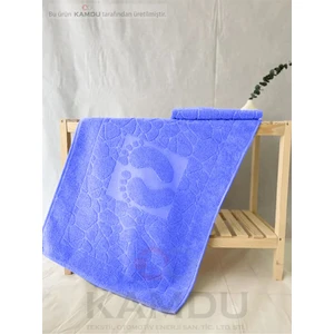 ( 1 Adet ) 50X70CM Ayak Paspası, Ayak Desenli Pamuk Paspas, Lavabo Paspası