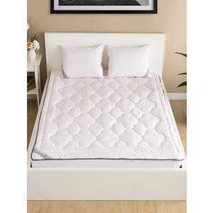 Uyku Kalitesini Arttıran Ekstra Soft Doğal Pamuk Premium Rahat Uyku Pedi Topper Pembe