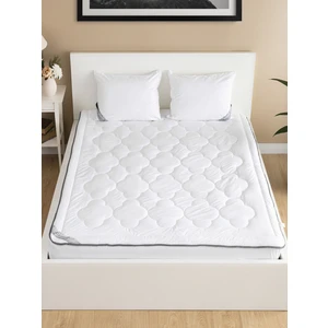 Uyku Kalitesini Arttıran Ekstra Soft Doğal Pamuk Premium Rahat Uyku Pedi Topper Beyaz