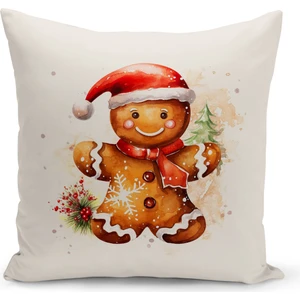 Bertille Home Yılbaşı Serisi Çift Tarafı Dijital Baskılı Kırlent Kılıfı (Christmas Noel Cushion Cover)