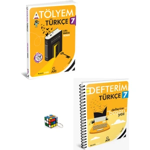 Arı Yayıncılık  7. Sınıf Türkçe Atölyem - 7. Sınıf Türkçe Defterim + Anahtarlık