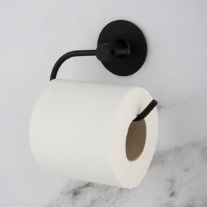 UG Home Siyah Yuvarlak Yapışkanlı Tuvalet Peçeteliği