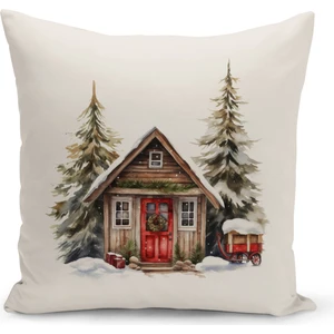 Bertille Home Yılbaşı Serisi Çift Tarafı Dijital Baskılı Kırlent Kılıfı (Christmas Noel Cushion Cover)