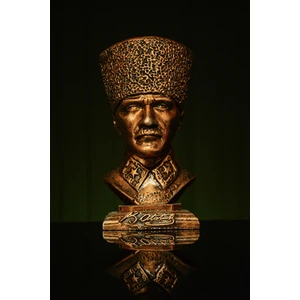 Narçiçeği Takı ve Hediyelik Özel Tasarım Mustafa Kemal Atatürk Büstü Heykel Biblo