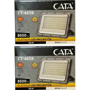 CT-4659 100W 6500K (Beyaz Işık) LED Projektör (2 Adet)