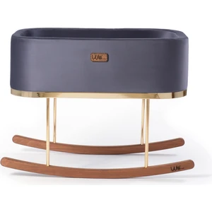 Beside Large Anthracite Gold Anne Yanı Beşik