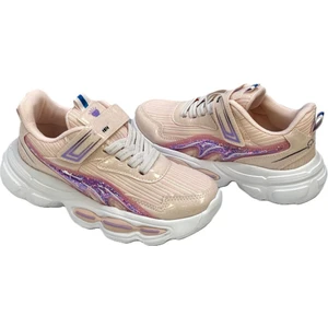 KAFKASLAR AYAKKABI Ortopedik Kalın Taban Yeni Model Kız Çocuk Sneakers Spor Ayakkabı