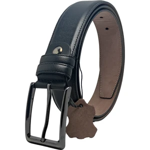 Genuine Leather Company Eds  Erkek SIYAH%100 Hakiki Deri Kemer