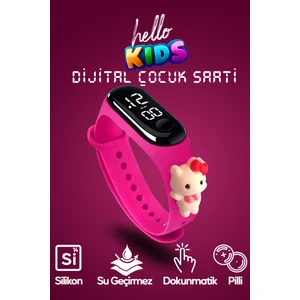 Akıllı Çocuk Kol Saati Güvenli LED Su Geçirmez Silikon Dokunmatik Süper Kahraman Figürlü