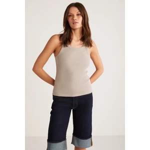 Emily Kadın Askılı Yaka Vizon Atlet