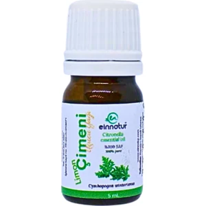 Ein Natur Limon Çimeni (Citronella) Uçucu Yağı, 5 ml, Cymbopogon Winterianus Essential Oil