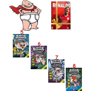 Kaptan Düşükdon Serisi - 5,6,7,8 Kitap - 4 Kitap Set - Defter Hediye