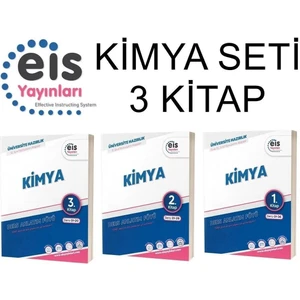 Eis Yayınları  Yks Daf Kimya 1-2-3 Set (3 Kitap) Yeni Mavi Seri Ders Anlatım Föyleri