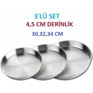Özyetişen Metal Alüminyum Fırın Tepsi 30-32-34