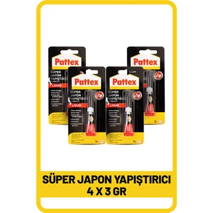 Pattex--Sk 3 Gr. x 4 Adet