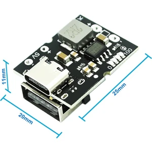 Roboyol Store 5V 2A USB Çıkış Powerbank Devresi Type C USB Giriş Lityum Lion 18650 Pil Şarj Koruma Mobil