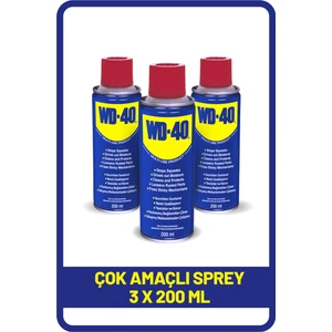 Wd-40  200 ml x 3 Adet