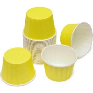 Sarı Muffin Kek Kapsülü 50'li