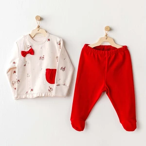 Erkek Bebek Zıbın Takımı - Andywawa - Ecru - 0-3 Ay - Ac25345-Ecru-0-3 Ay