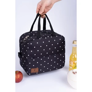 Termal Çanta Isı Yalıtımlı Su Geçirmez Yemek Taşıma Beslenme Çantası Askılı Puantiyeli