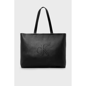 Calvin Klein Logolu Büyük Çanta K60K612724BEH Kadın Çanta K60K612724 Beh