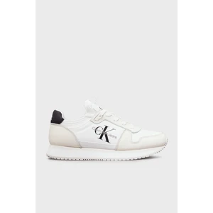 Calvin Klein Deri Logolu Sneaker Ayakkabı YW0YW0161601W Kadın Ayakkabı YW0YW01616 01W