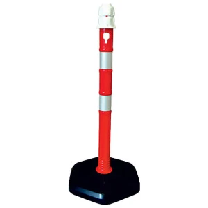 Martı Safety Dubalı Uyarı Dikme 60 Mm (Kauçuk Taban)