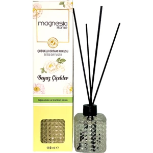 Beyaz Çiçekler Çubuklu Oda Kokusu 110 ml