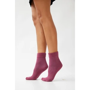 Katia & Bony Kadın Bordo Renkli Havlu Soket Çorap