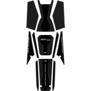 GP Kompozit Honda ADV 350 2023-2025 Uyumlu Tank Pad Seti Karbon
