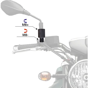 Moto Master Motomaster Ayna Adaptörü +8 -8 Düzden Terse