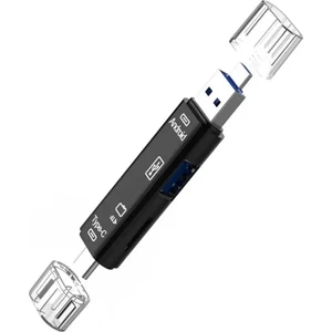 Mabs Tech 5 In 1 Çok Fonksiyonlu USB 2.0 Micro Sd Kart Okuyucu - Usb/micro Usb/type-C Çıkışlı, Otg Çevirici