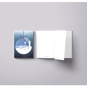 Lwp Shop Christmas Notebook Blue Defter