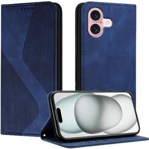 SZY Market IPhone 16 Için Kılıf Manyetik Pu Deri Kart Yuvaları Tutucu Cüzdan Kickstand (Yurt Dışından)
