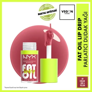 NYX Professional Makeup Fat Oil Lip Drip Parlatıcı Dudak Yağı - Chillin' Like A Villain
