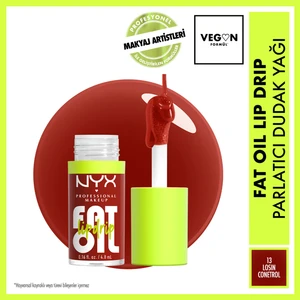 NYX Professional Makeup Fat Oil Lip Drip Parlatıcı Dudak Yağı - Losin' Cone-Trol