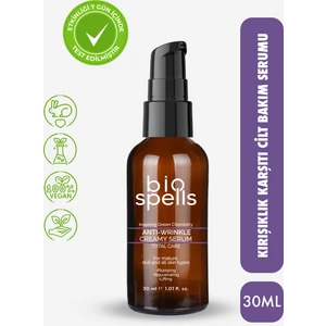 Bio Spells Anti-Wrinkle Creamy Serum 30ml - Yaşlanma Karşıtı & Onarıcı Cilt Bakım Serumu