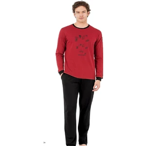 Pierre Cardin 6069 Erkek Uzun Kollu Bisiklet Yaka Pijama Takımı