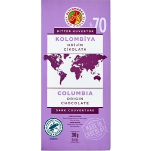 Kolombiya Bitter Orijin Kuvertür Çikolata 200GR