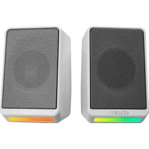 MD-178 2.0 3W*2 Beyaz Rgb Aydınlatmalı USB + 3.5mm USB 5V Speaker Hoparlör