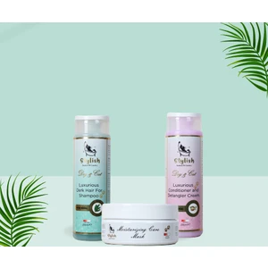 Stylish Exculusive Pet Cosmetics Koyu Tüylü Kedi ve Köpekler Için Bakım Kürü 3'lü Set